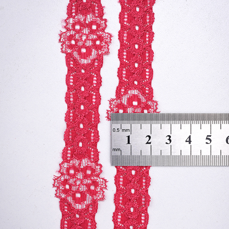 High Quality Stretch Nylon Lace Trim 3.5cm Nylon Lace Fabric Nylon Spandex Lace for Bra And Underwear Wedding Decoration 05084#
