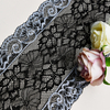 Professional Lace Manufacturer High Quality 18.5cm Stretch White Floral Lace Trim for Women 1314A#