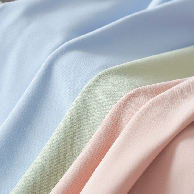 High Stretch 90% Polyester 10% Spandex Fabric Swimwear Plain Dyed Stretch Swimwear Fabric 