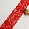 6.5cm Wholesale Bicolor knitted Elastic Lace Trim, nylon spandex stretch lace trim for women dress 6656#