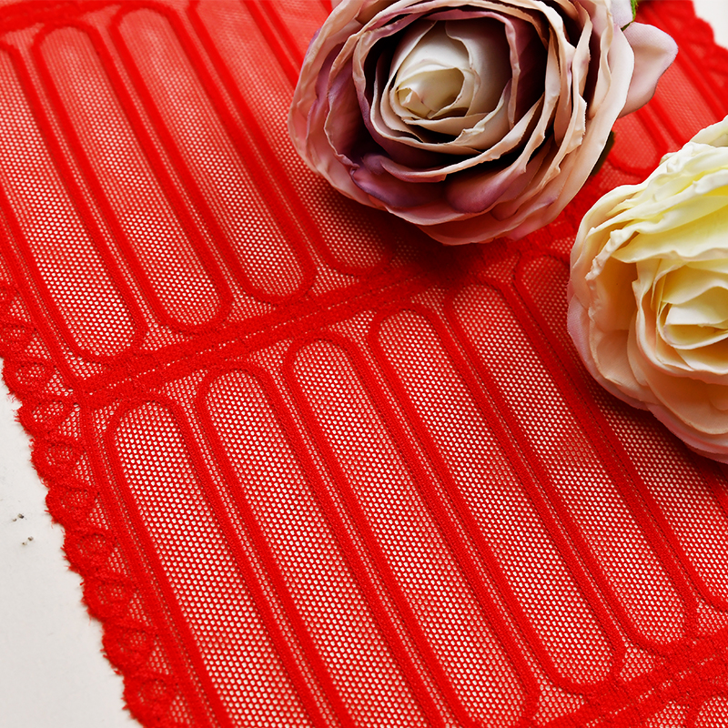 19cm Beautiful Lace Stretch Floral Lingerie Headband Elastic Diy Lace 6602#