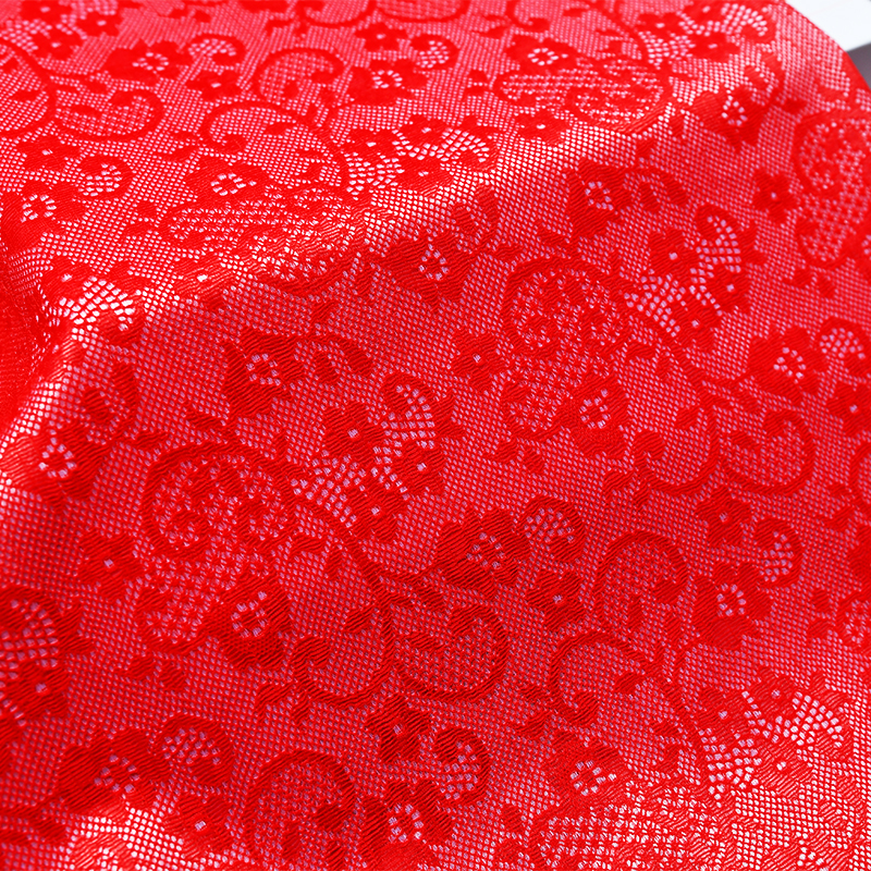 Wholesale two-color knitted elastic lace fabric women's dress 81721#