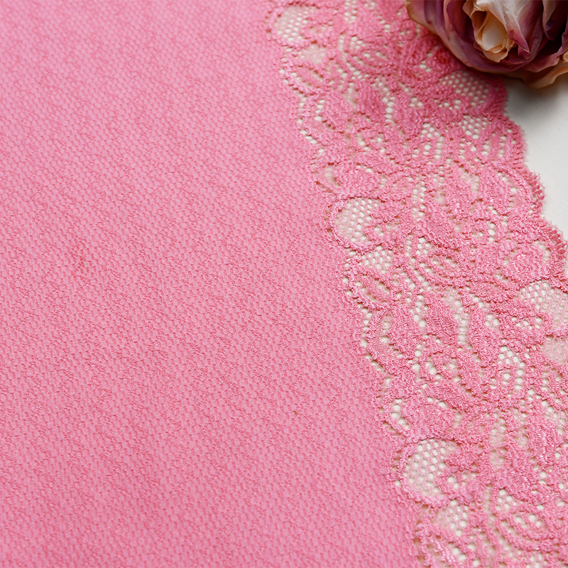 Professional Lace Manufacturer High Quality 22cm Stretch White Floral Lace Trim for Women 3326#