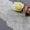Professional Lace Manufacturer High Quality17cm Stretch White Floral Lace Trim for Women7213#