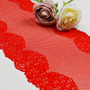 Professional Lace Manufacturer High Quality20.5cm Stretch White Floral Lace Trim for Women5574#