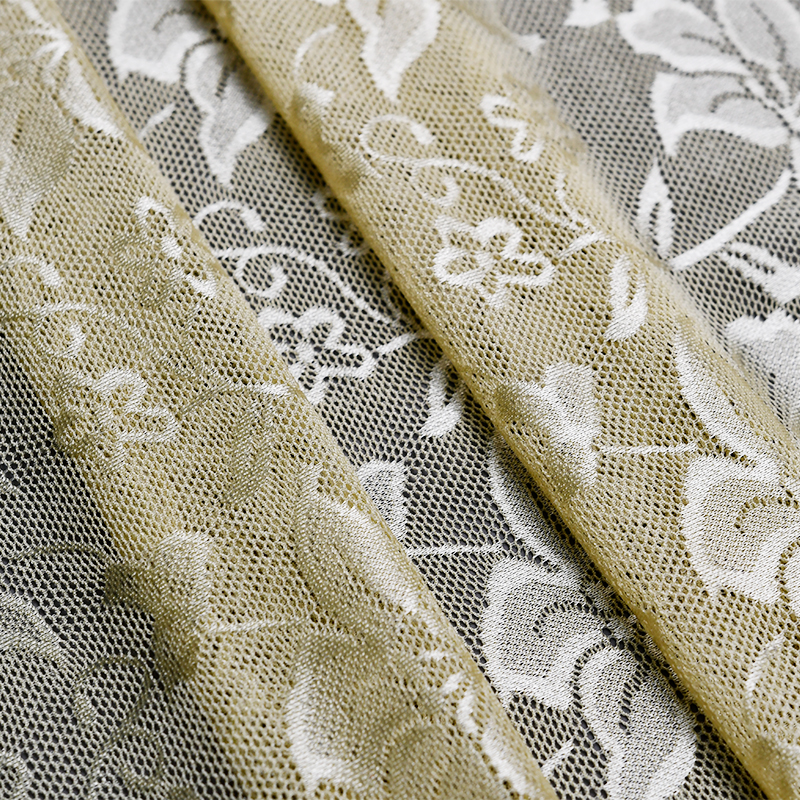 Professional Lace Manufacturer High Quality Jacquard Fabric 1003#