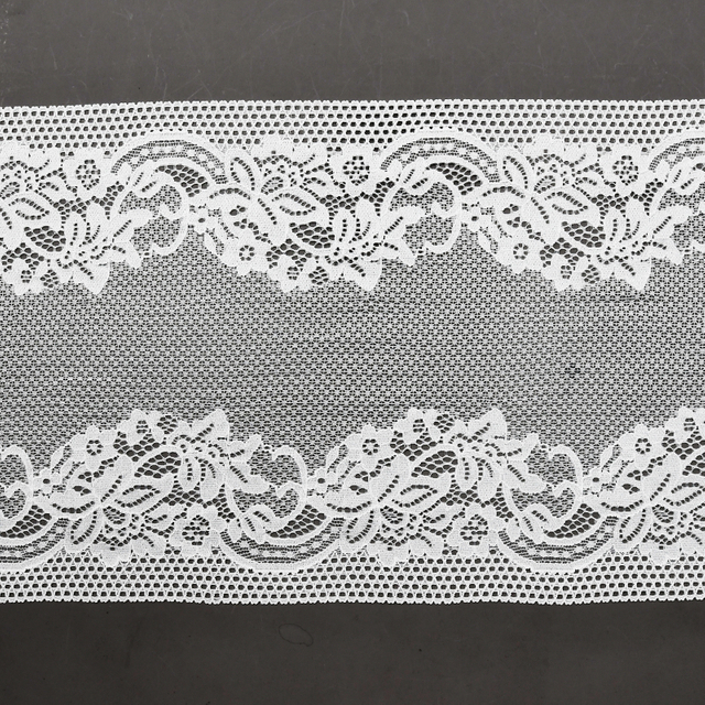 Ready Stock Lace High Quality 20.5cm Women's Elastic Floral Lace Trim 5555#
