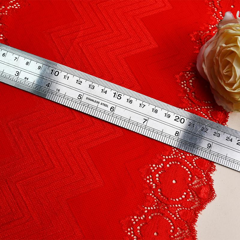 Ready Stock Lace High Quality 24cm Women's Elastic Floral Lace Trim 5578A#