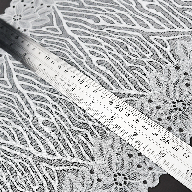 26cm Beautiful Lace Stretch Floral Lingerie Headband Elastic Diy Lace 6033#