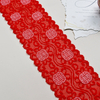 8.5CM Wholesale Bicolor knitted Elastic Lace Trim, nylon spandex stretch lace trim for women dress 00391#