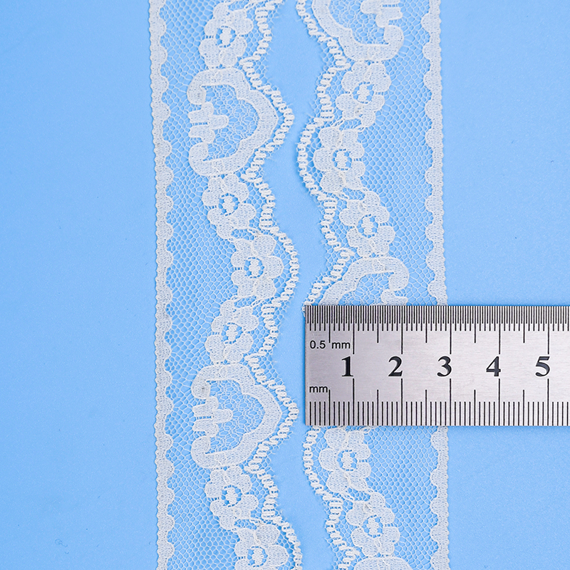 Nylon Elastic 3cm Floral Lace Decoration Wedding Decoration Clothing Lace 1813#