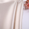 Plain Dyed 96% Polyester 4%Spandex Bridal Satin Stretch Textile Satin Fabric for Nightwear Garment