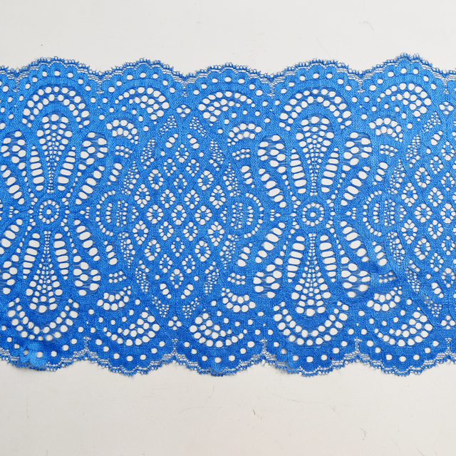 Elegant Mesh Elastic Lace Trim 21cm Spandex Lace Fabric Elastic Lace Women's Dress Underwear Bra 65228#