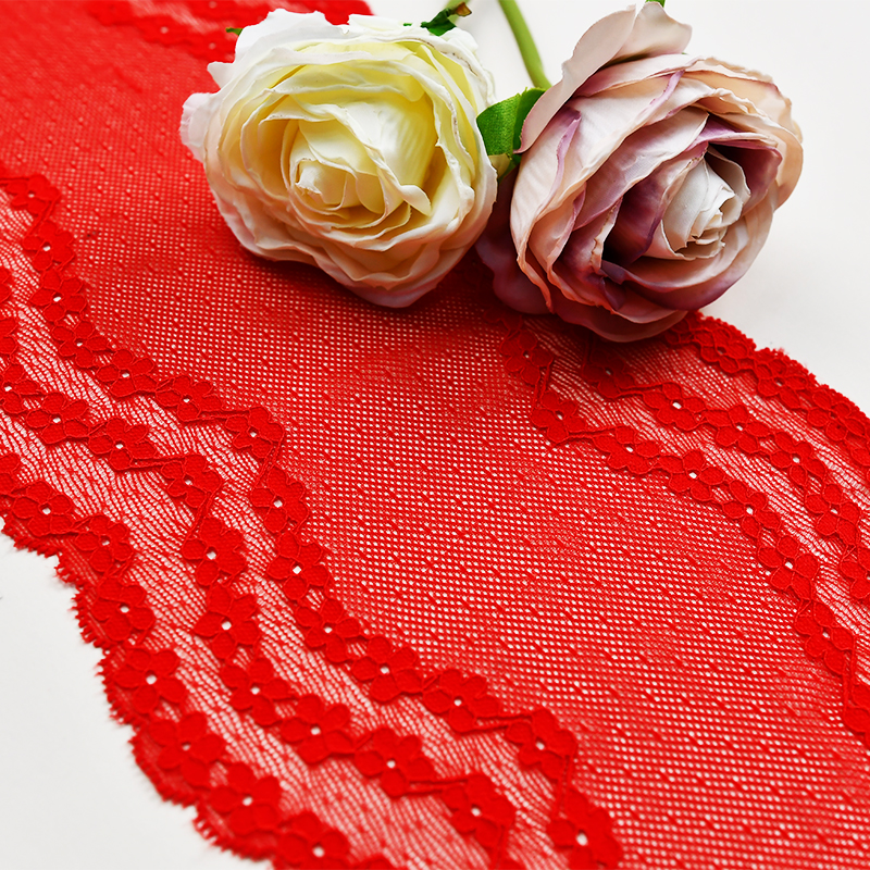 18cm Beautiful Lace Stretch Floral Lingerie Headband Elastic Diy Lace 65243#