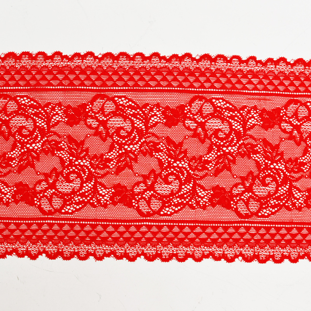 19cm Beautiful Lace Stretch Floral Lingerie Headband Elastic Diy Lace 65248#