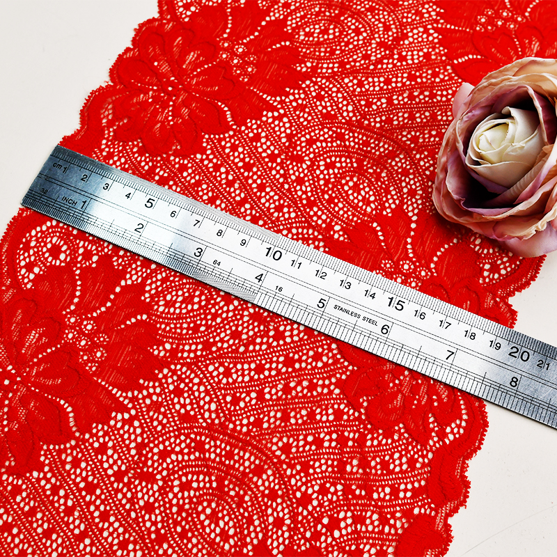 20cm Beautiful Lace Stretch Floral Lingerie Headband Elastic Diy Lace 6127#