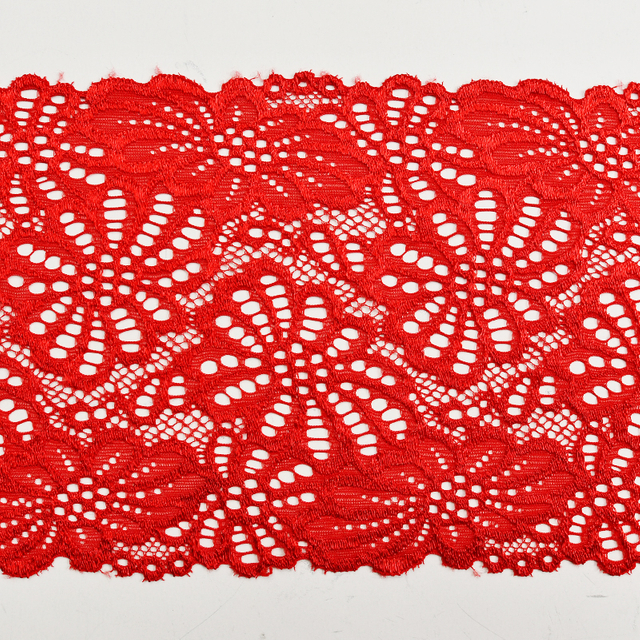 15.5cm Beautiful Lace Stretch Floral Lingerie Headband Elastic Diy Lace 85093#