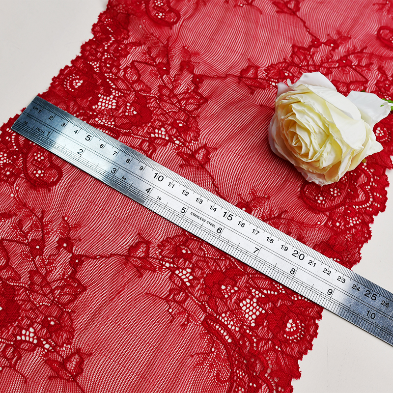 23cm Beautiful Lace Stretch Floral Lingerie Headband Elastic Diy Lace 8280-1#