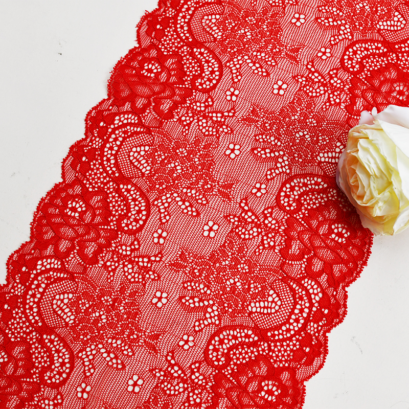 19cm Beautiful Lace Stretch Floral Lingerie Headband Elastic Diy Lace 65050#