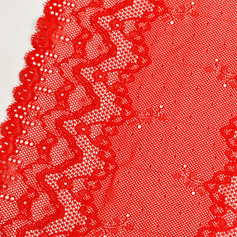 manufacturers supply 21cm wide warp knitted white lace underwear clothing accessories DIY wedding dress stretch lace 65029#