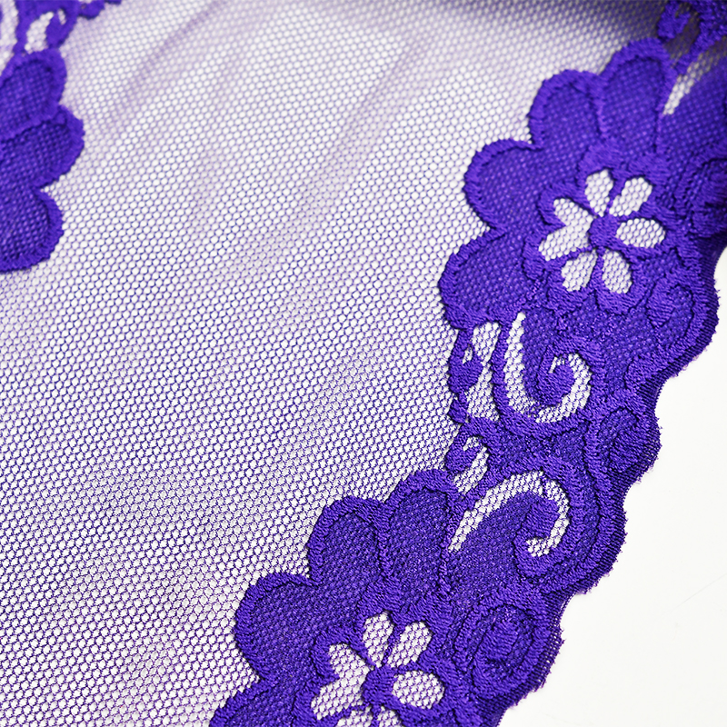 19cm Beautiful Lace Stretch Floral Lingerie Headband Elastic Diy Lace 18068#