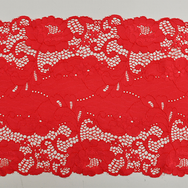 manufacturers supply 20cm wide warp knitted white lace underwear clothing accessories DIY wedding dress stretch lace 65178#