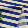 90% Polyester 10%Spandex Blue Stripe Digital Printing Printed Textile Fabric for Swimwear Sportswear Garment