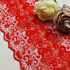 Professional Lace Manufacturer High Quality 18cm Stretch White Floral Lace Trim for Women K139#
