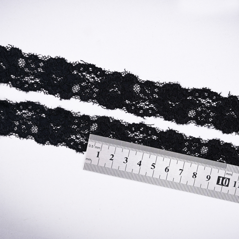 High Quality Stretch Nylon Lace Trim 2.7cm Nylon Lace Fabric Nylon Spandex Lace for Bra And Underwear Wedding Decoration 1733#