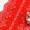Professional Lace Manufacturer High Quality 18cm Stretch White Floral Lace Trim for Women 65072#