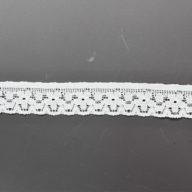High Quality Stretch Nylon Lace Trim 1.5cm Nylon Lace Fabric Nylon Spandex Lace for Bra And Underwear Wedding Decoration 8203#