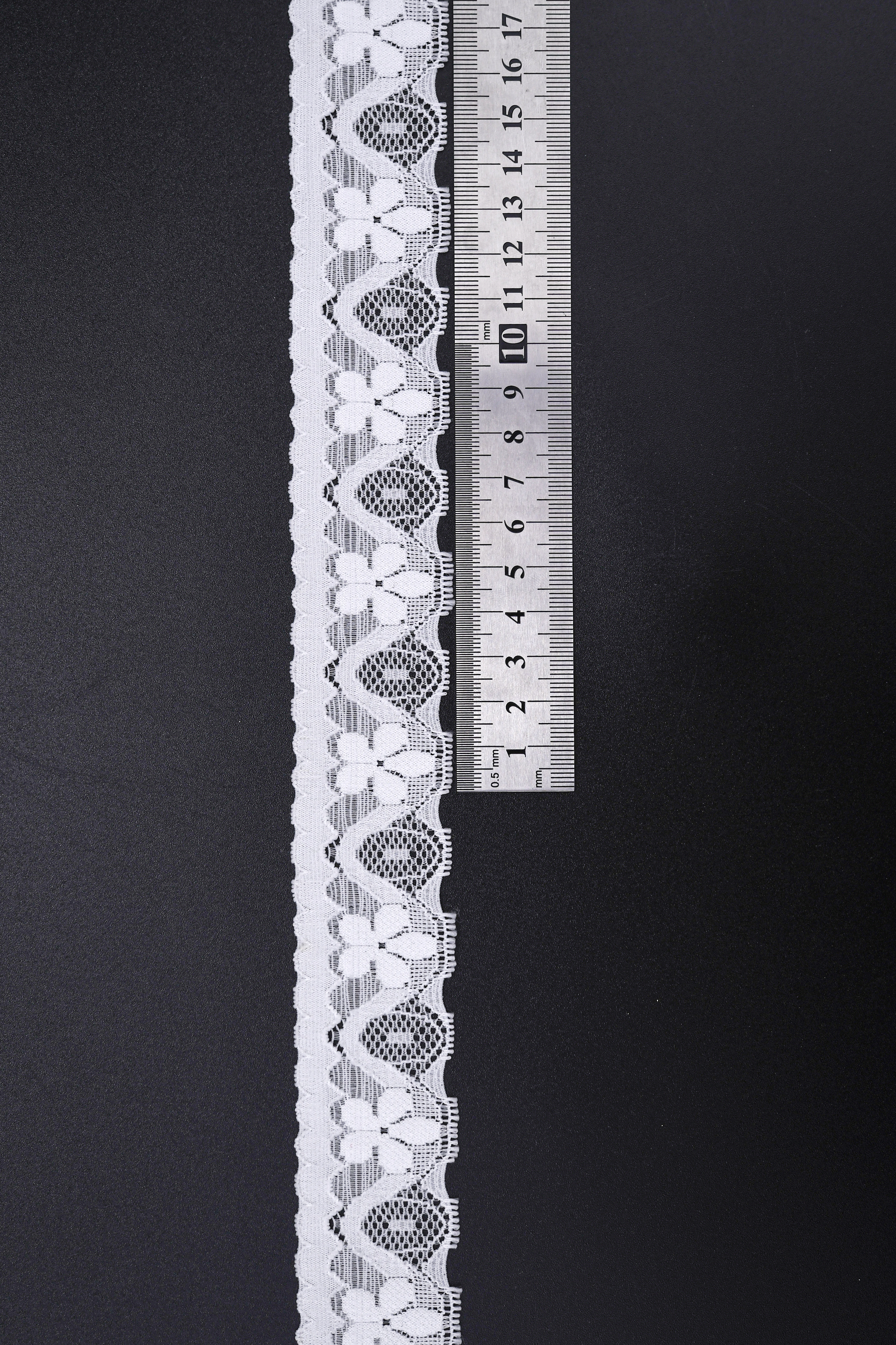 High Quality Stretch Nylon Lace Trim 3.5cm Nylon Lace Fabric Nylon Spandex Lace for Bra And Underwear Wedding Decoration 520#