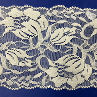 Nylon Elastic 9.5cm Floral Lace Decoration Wedding Decoration Clothing Lace 0416#