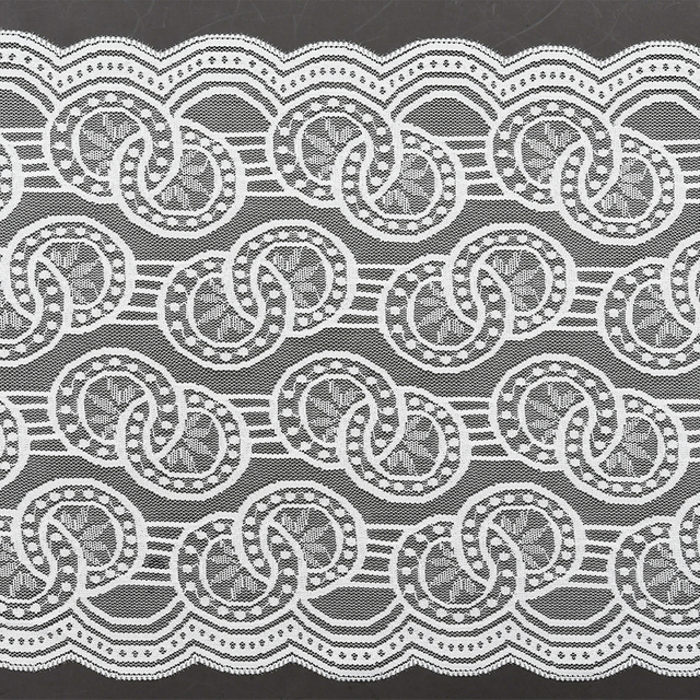 23.5cm Beautiful Lace Stretch Floral Lingerie Headband Elastic Diy Lace 1755#