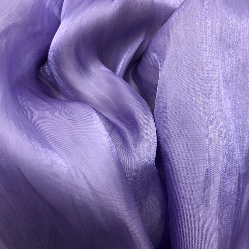 Satin Chiffon Fabric 100% Polyester Soft Chiffon Fabric for Women