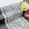 Professional Lace Manufacturer High Quality15cm Stretch White Floral Lace Trim for Women6621#
