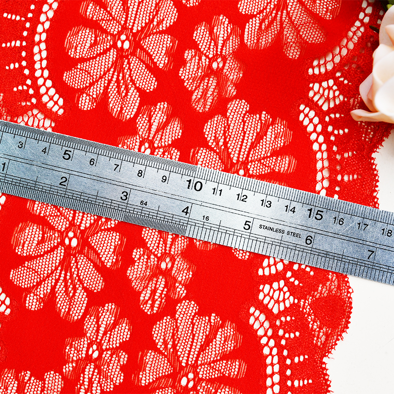 19cm Beautiful Lace Stretch Floral Lingerie Headband Elastic Diy Lace 4552#