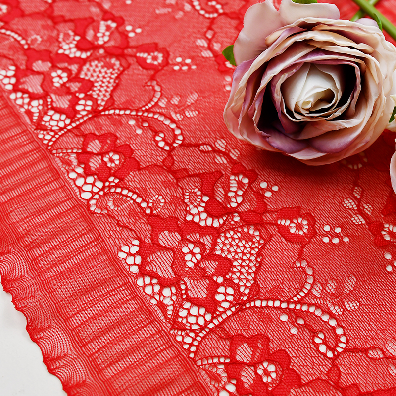 23cm Beautiful Lace Stretch Floral Lingerie Headband Elastic Diy Lace 02308#