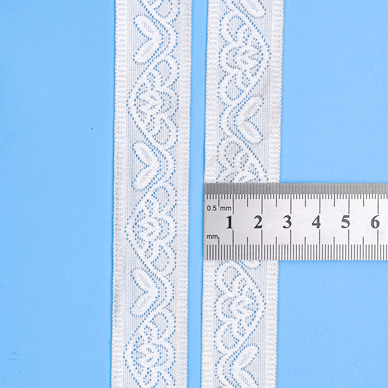 High Quality Stretch Nylon Lace Trim 2.5cm Nylon Lace Fabric Nylon Spandex Lace for Bra And Underwear Wedding Decoration 7283#