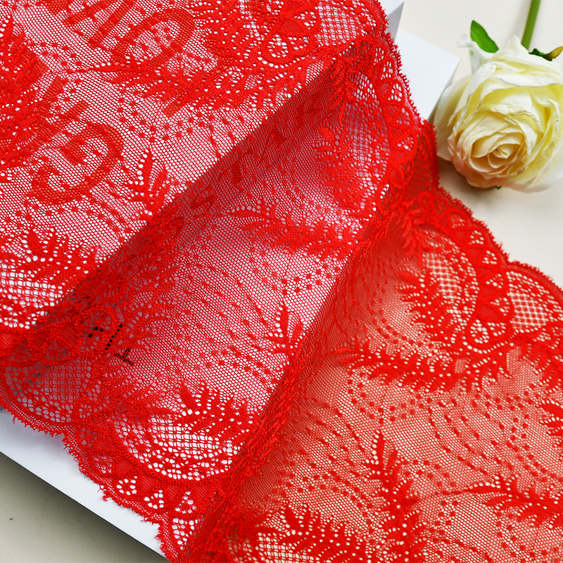 21cm Beautiful Lace Stretch Floral Lingerie Headband Elastic Diy Lace 41022#