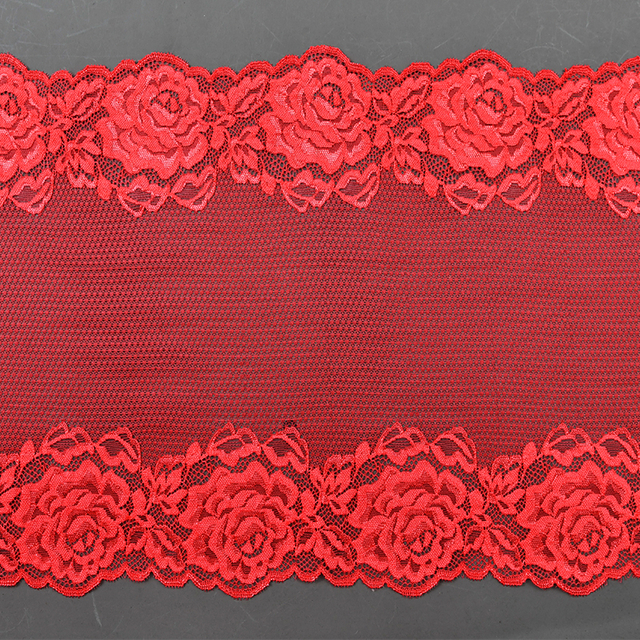 23cm Beautiful Lace Stretch Floral Lingerie Headband Elastic Diy Lace 59106#