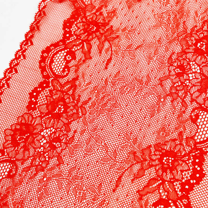 23.5cm Beautiful Lace Stretch Floral Lingerie Headband Elastic Diy Lace 9040#