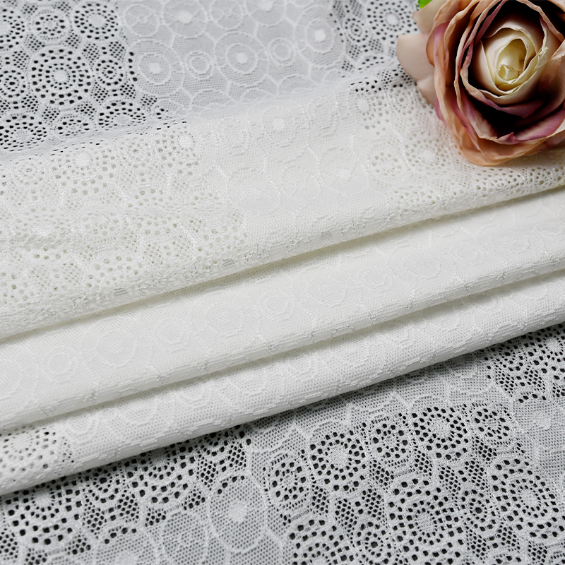 High quality flower stretch lace fabric for lingerie and dress 5460#