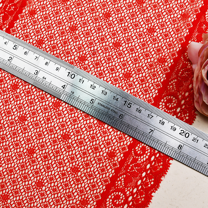 21cm Beautiful Lace Stretch Floral Lingerie Headband Elastic Diy Lace C148#