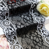 Professional Lace Manufacturer High Quality 18.5cm Stretch White Floral Lace Trim for Women 1314A#