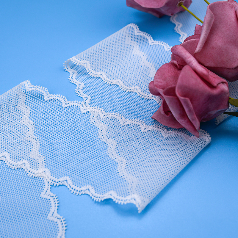 High Quality Stretch Nylon Lace Trim 6cm Nylon Lace Fabric Nylon Spandex Lace for Bra And Underwear Wedding Decoration 116572#