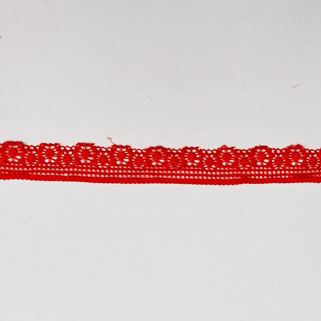 Elastic Lace 1.5CM Fashion 3D Nylon Spandex Stretch White Floral Lace Trim 7702#