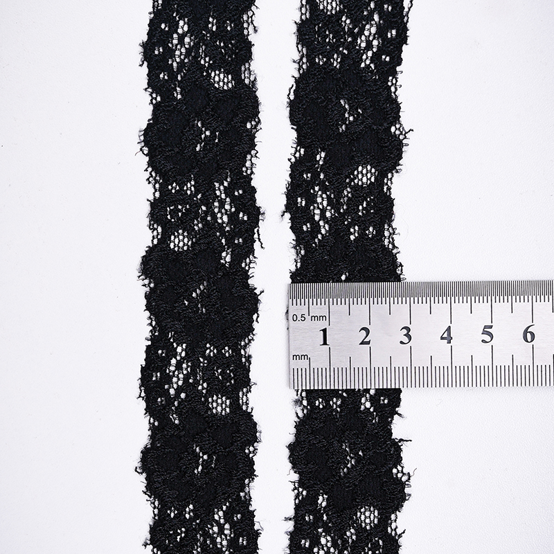 High Quality Stretch Nylon Lace Trim 2.7cm Nylon Lace Fabric Nylon Spandex Lace for Bra And Underwear Wedding Decoration 1733#