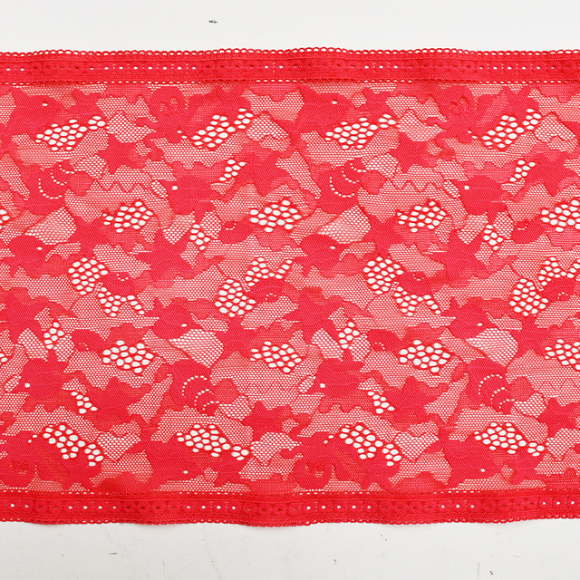 24.5cm Beautiful Lace Stretch Floral Lingerie Headband Elastic Diy Lace 7028#