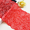 Professional Lace Manufacturer High Quality 17.5cm Stretch White Floral Lace Trim for Women 5199#